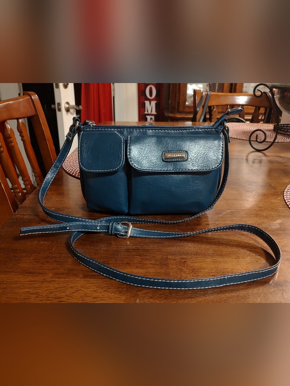 Rosetti Blue Crossbody Women Bag